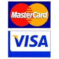Visa and Mastercard and all major credit cards accepted
